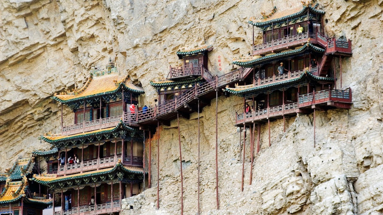 The Hanging Monastery, Jinlong Canyon, Shanxi Province, China