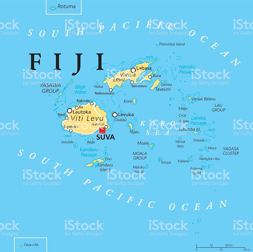 1 Fiji Map