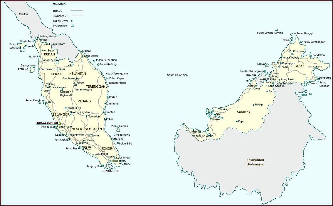 1 Malaysia Map