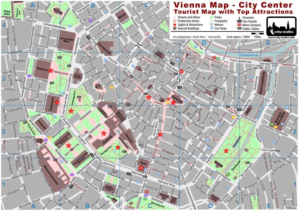 5 Vienna Map